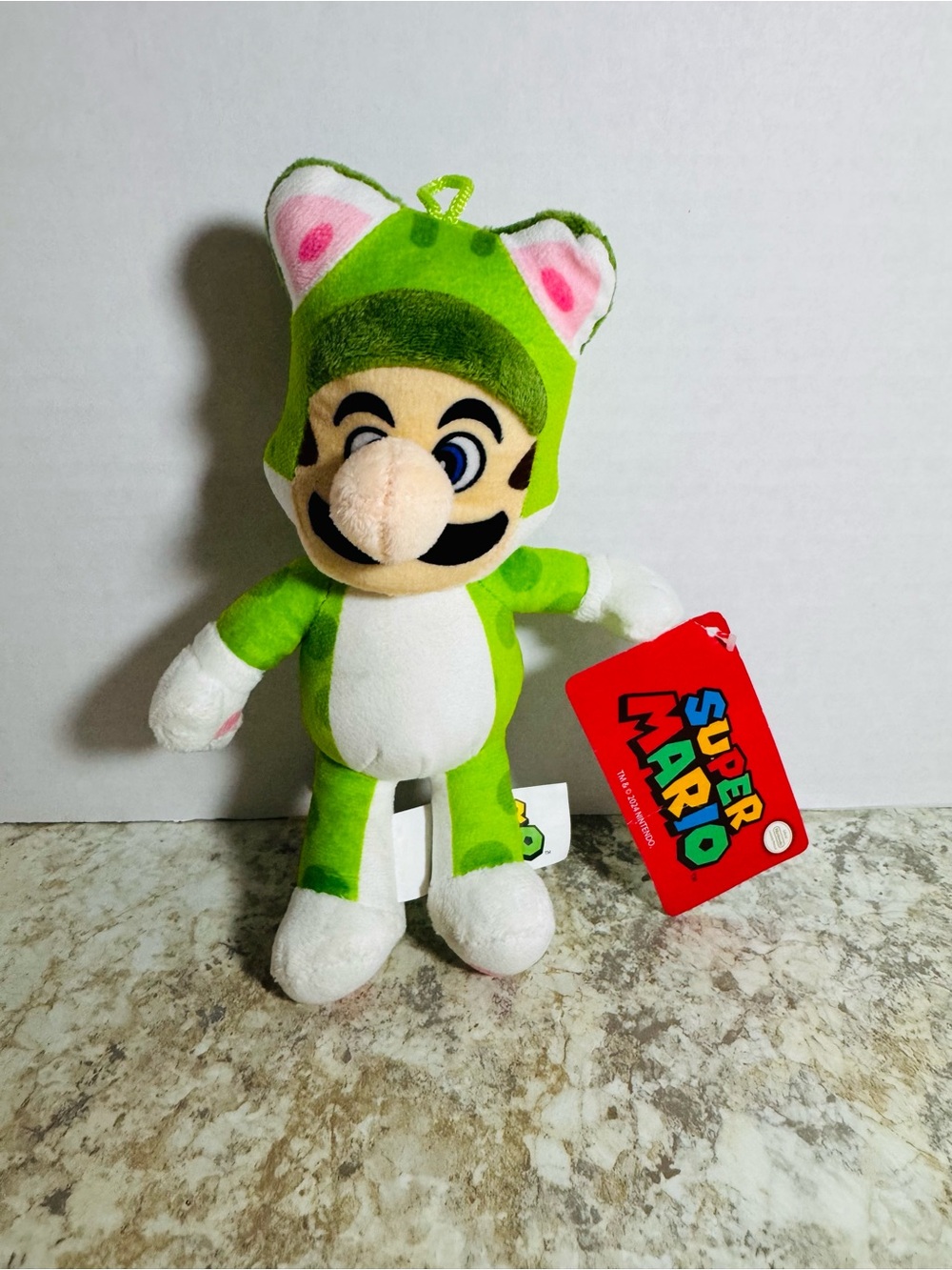 Super Mario World Luigi Neko
Cat Power Up Suit Plush by Nintendo 2022